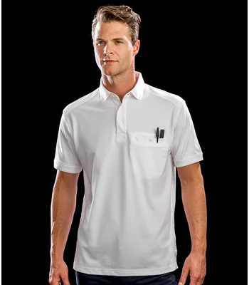 Result Work-Guard Result Work-Guard Apex Pocket Piqué Polo Shirt in WHI