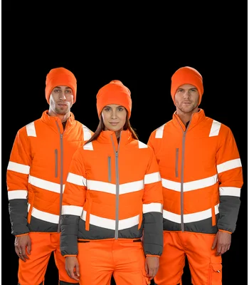 Result Safe-Guard Result Safe-Guard Ladies Soft Safety Jacket in FLO/G