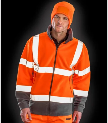 Result Safe-Guard Result Safe-Guard Hi-Vis Micro Fleece Jacket in FLO