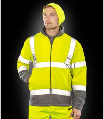 Result Safe-Guard Result Safe-Guard Hi-Vis Micro Fleece Jacket in FLO