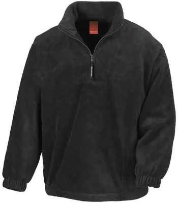 Result Result Polartherm™ Zip Neck Fleece in BLK