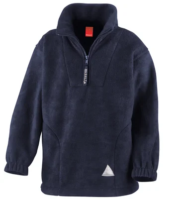 Result Result Kids/Youths Zip Neck Polartherm™ Fleece in NAV