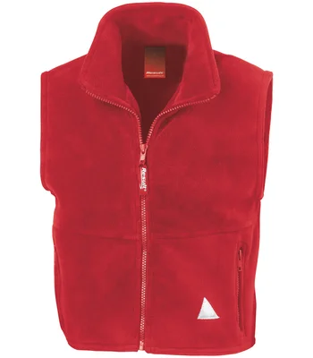 Result Result Kids/Youths Polartherm™ Fleece Bodywarmer in RED