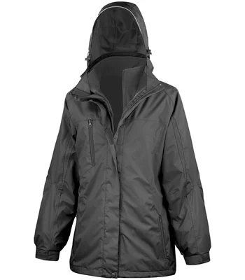 Result Result Ladies Journey 3-in-1 Jacket with Soft Shell Inner in NV/BK