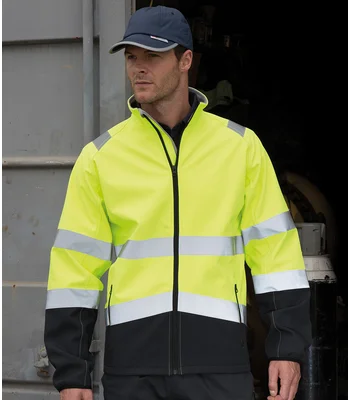 Result Safe-Guard Result Safe-Guard Printable Safety Soft Shell Jacket in FY/BK