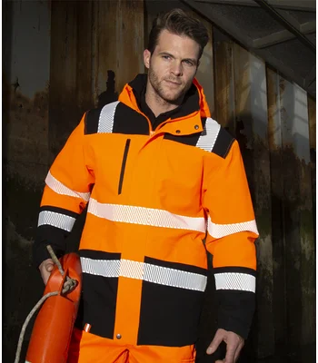 Result Safe-Guard Result Safe-Guard Extreme Tech Printable Soft Shell Safety Jacket in FY/BK