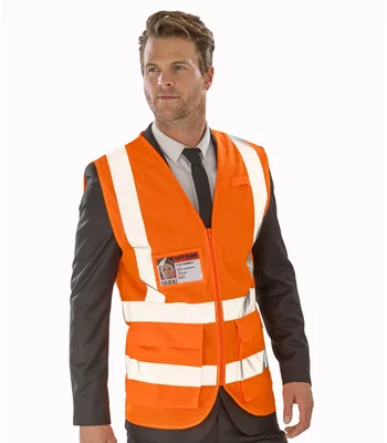 Result Safe-Guard Result Safe-Guard Executive Cool Mesh Safety Vest in FLO