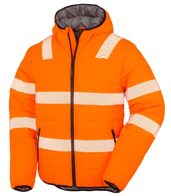 Result Genuine Recycled Result Genuine Recycled Ripstop Padded Safety Jacket in FLO
