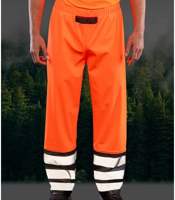 Result Genuine Recycled Result Recycled Heavy Duty Prism PU Safe and Dry Trousers in FLO/B