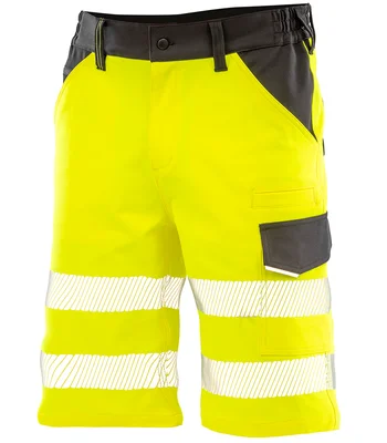 Result Recycled Result Recycled Dynamic Stretch Safety Shorts in Fluorescent Yellow