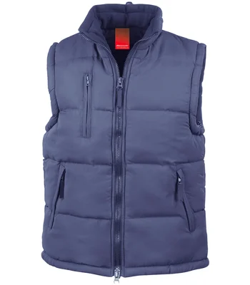 Result Result Ultra Padded Bodywarmer in NAV