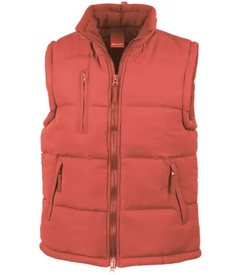 Result Result Ultra Padded Bodywarmer in RED