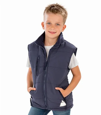 Result Result Kids Ultra Padded Bodywarmer in NAV