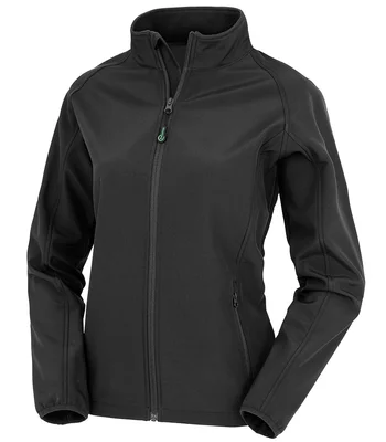 Result Genuine Recycled Result Genuine Recycled Ladies Printable Soft Shell Jacket in BLK