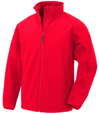 Result Genuine Recycled Result Genuine Recycled Printable Soft Shell Jacket in RED
