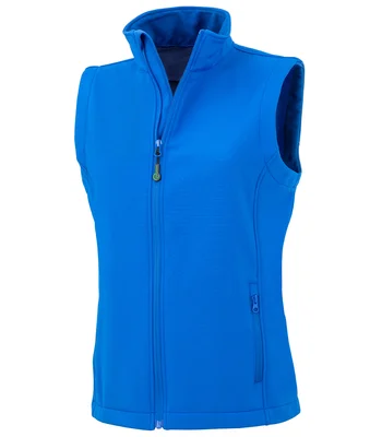 Result Genuine Recycled Result Genuine Recycled Ladies Printable Soft Shell Bodywarmer in ROY