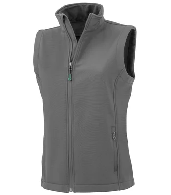 Result Genuine Recycled Result Genuine Recycled Ladies Printable Soft Shell Bodywarmer in WGY
