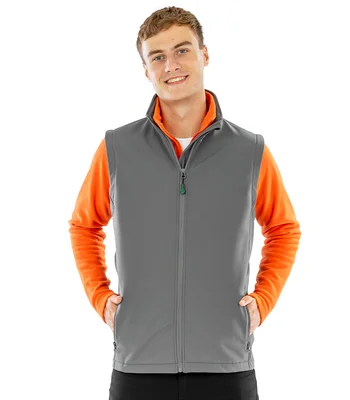 Result Genuine Recycled Result Genuine Recycled Printable Soft Shell Bodywarmer in WGY