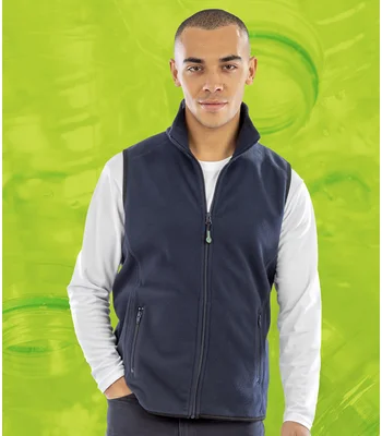 Result Genuine Recycled Result Genuine Recycled Polarthermic Fleece Bodywarmer in BLK