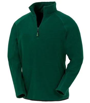 Result Genuine Recycled Result Genuine Recycled Zip Neck Micro Fleece in FOR