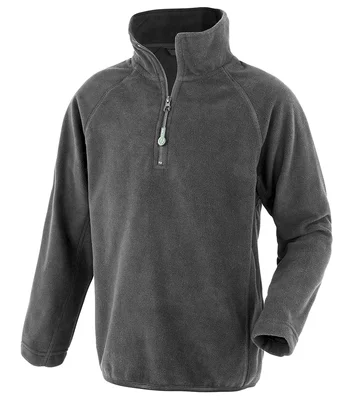 Result Genuine Recycled Result Genuine Recycled Kids Zip Neck Micro Fleece in GRE
