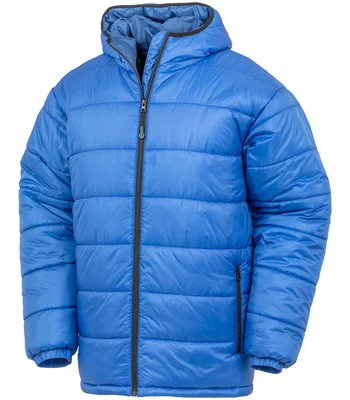 Result Genuine Recycled Result Genuine Recycled Hooded Padded Parka Jacket in ROY