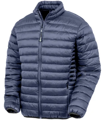 Result Genuine Recycled Result Genuine Recycled Padded Jacket in NAV