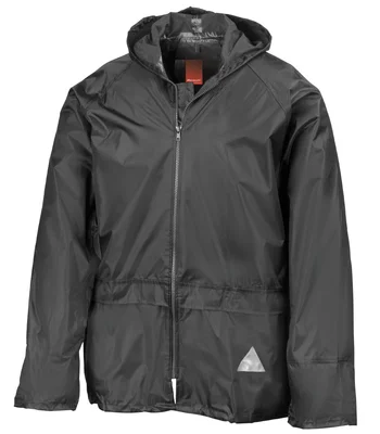 Result Result Waterproof Jacket/Trouser Suit in Carry Bag in BLK