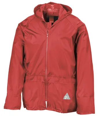 Result Result Waterproof Jacket/Trouser Suit in Carry Bag in RED
