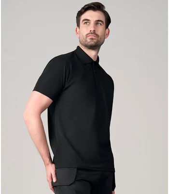 Pro RTX Pro RTX Pro Polyester Polo Shirt in BLK