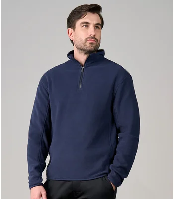 Pro RTX Pro RTX 1/4 Zip Micro Fleece Jacket in Black