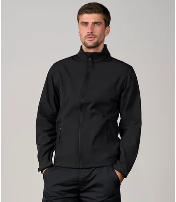 Pro RTX Pro RTX Pro Two Layer Soft Shell Jacket in BLK