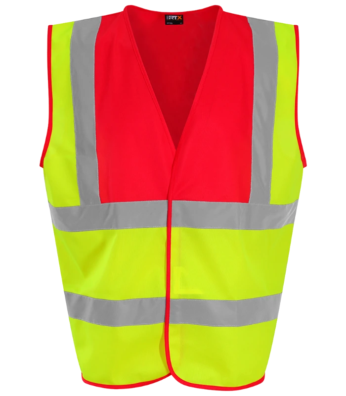 Pro RTX High Visibility Pro RTX High Visibility Waistcoat in YL/RD
