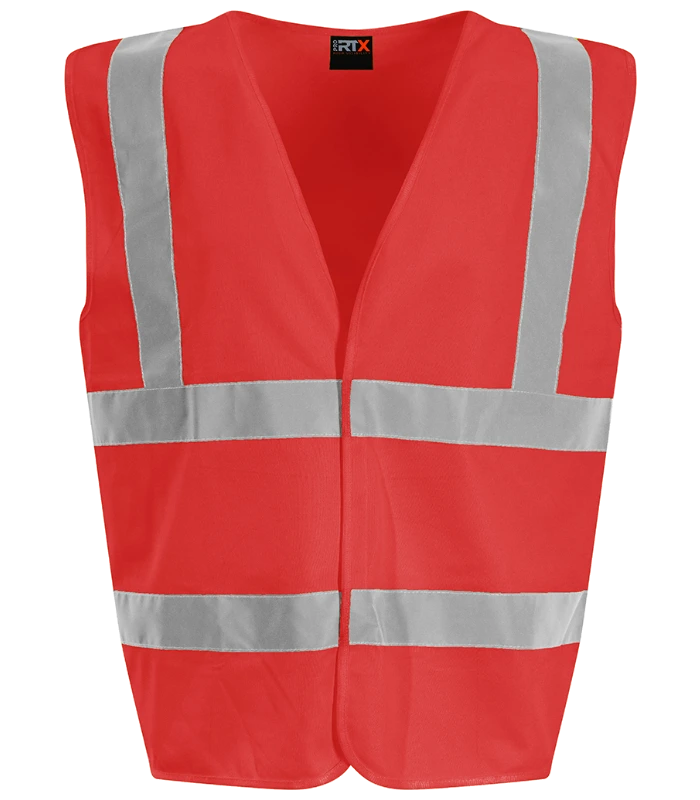 Pro RTX High Visibility Pro RTX High Visibility Kids Waistcoat in RED