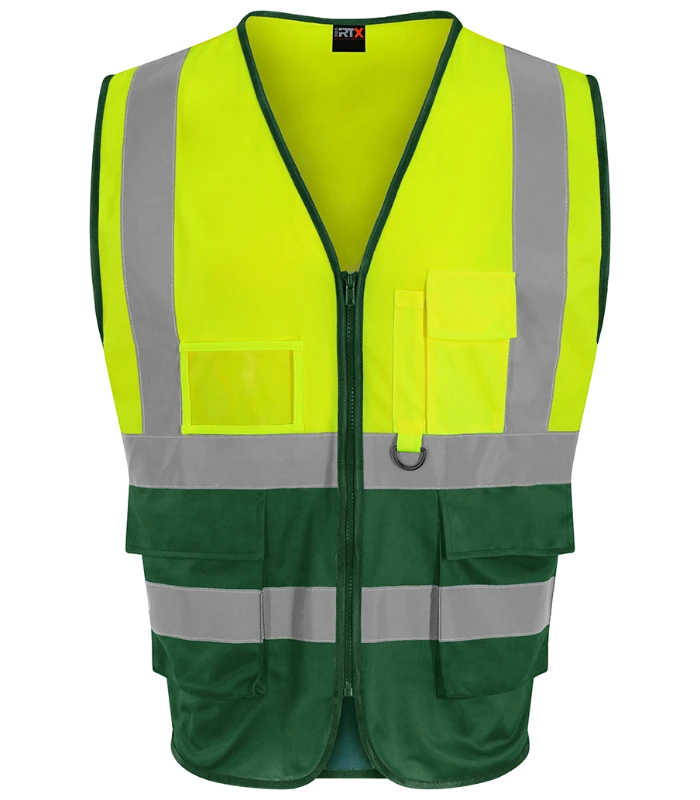 Pro RTX High Visibility Pro RTX High Visibility Executive Waistcoat in Y/PCG