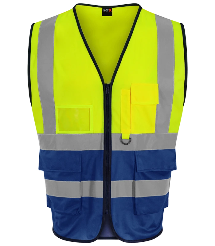 Pro RTX High Visibility Pro RTX High Visibility Executive Waistcoat in YL/RY