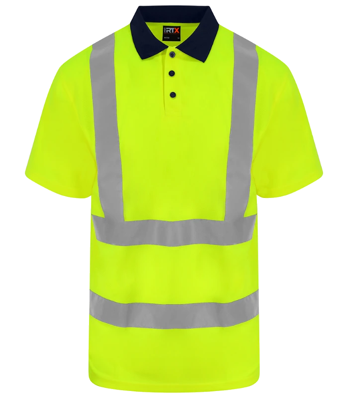 Pro RTX High Visibility Pro RTX High Visibility Polo Shirt in YL/NV