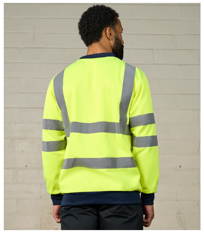 Pro RTX High Visibility Pro RTX High Visibility Two Tone Sweatshirt in OR/NV