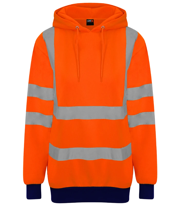 Pro RTX High Visibility Pro RTX High Visibility Two Tone Hoodie in OR/NV
