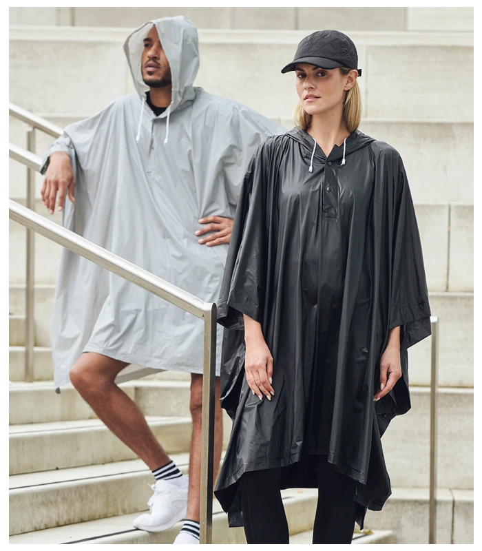 Splashmacs Splashmacs Rain Poncho in BLK