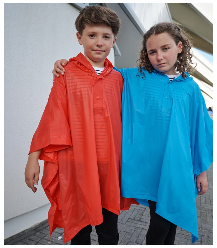 Splashmacs Splashmacs Kids Rain Poncho in RED