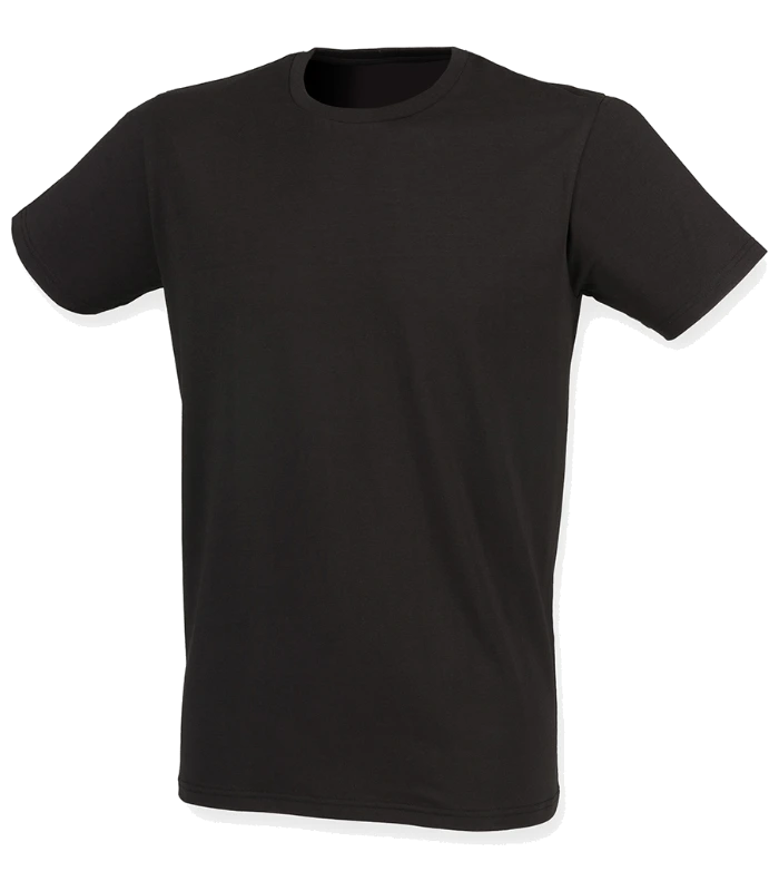 SF Clothing SF Clothing Feel Good Stretch T-Shirt in BLK