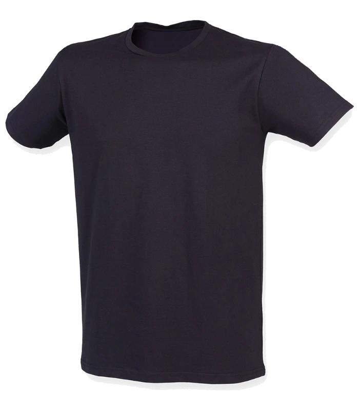 SF Clothing SF Clothing Feel Good Stretch T-Shirt in NAV