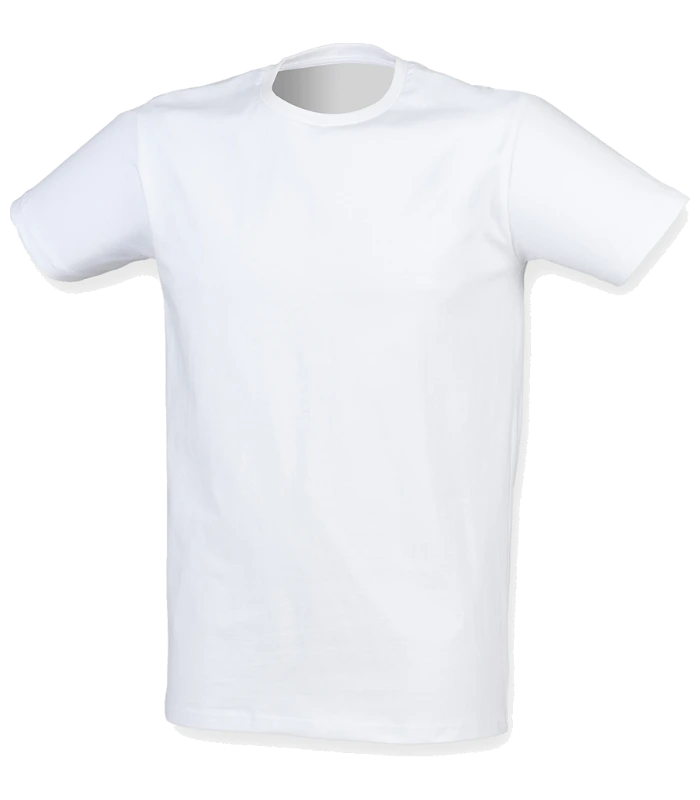 SF Clothing SF Clothing Feel Good Stretch T-Shirt in WHI