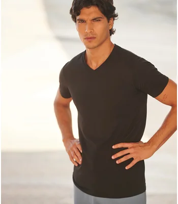 SF Clothing SF Clothing Feel Good Stretch V Neck T-Shirt
