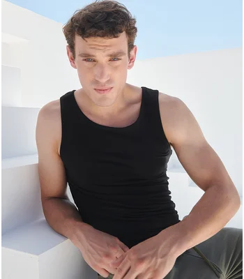 SF Clothing SF Clothing Feel Good Stretch Vest in BLK