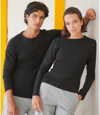 SF Clothing SF Clothing Feel Good Stretch Long Sleeve T-Shirt in BLK