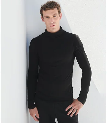 SF Clothing SF Clothing Feel Good Stretch Roll Neck Top in BLK