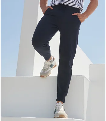 SF Clothing SF Clothing Slim Cuffed Jog Pants in BLK