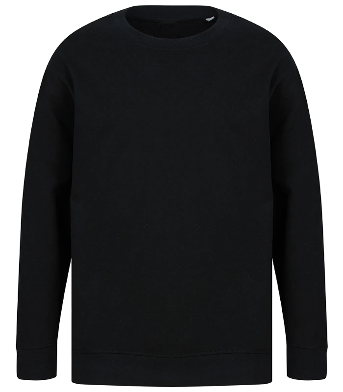SF Clothing SF Clothing Unisex Sustainable Fashion Sweatshirt in BLK